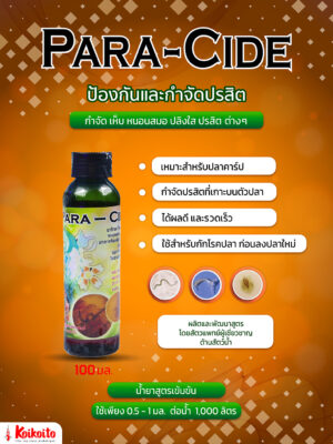 Para Cide ยาป้องกัน และกำจัดปรสิตเกาะบนตัวปลา